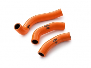 Mangueira de silicone para radiador KTM 450 SX-F ('16-'18) / 450 XC F ('17) - KTM laranja