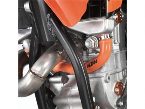 Mangueira de silicone para radiador KTM 450 SX-F ('16-'18) / 450 XC F ('17) - KTM laranja