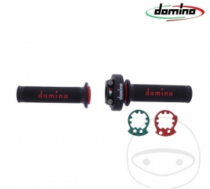 Manillar derecho (control de acelerador) carcasa negra Domino XM2 - Aprilia RSV4 1000 Factory ('09-'11) - JM