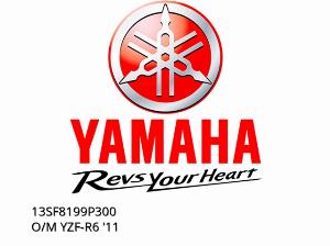 Manual del Propietario para Yamaha YZF-R6 2011-2013 (Número de Pieza: 13SF8199P300)