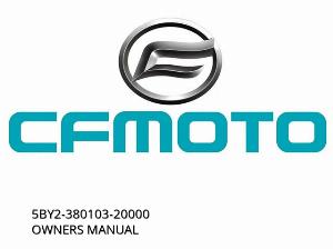 MANUALUL PROPRIETARULUI - 5BY2-380103-20000 - CFMOTO