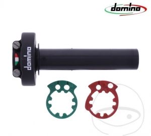 Manubrio destro (controllo acceleratore) alloggiamento nero Domino XM2 - Aprilia RSV4 1000 Factory ('09-'11) - JM