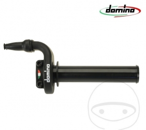 Manubrio destro (controllo acceleratore) corpo nero Domino KRR03 corsa massima 45,0 mm - JM