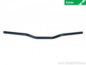 Manubrio in acciaio nero Superbike Comfort con diametro di 22mm e lunghezza di 720mm - Lucas TRW