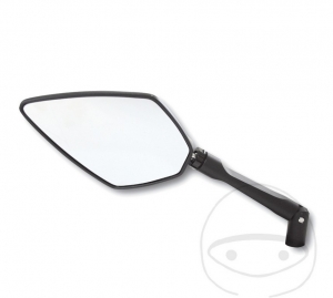 Miroir noir universel gauche-droite HIGHSIDER ORLANDO M10 mm (filetage à gauche) - JM