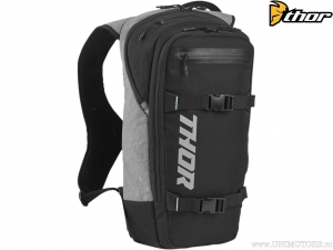 Mochila con depósito de agua para moto enduro / cross (gris / negro) - Thor