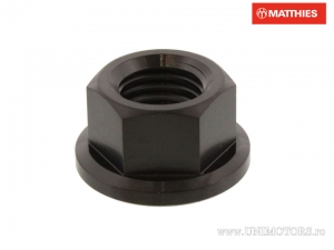 Moer met kraag Pro Bolt M10 x 1.25 mm zwart titanium - JM