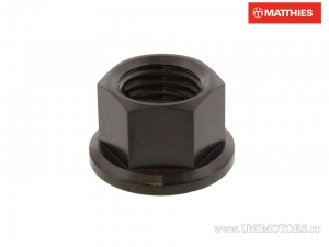 Moer met kraag Pro Bolt M12 x 1.50 mm zwart titanium - JM