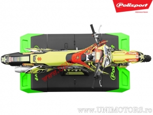 Motokrossz szerviz - 180x99cm (zöld) - Polisport