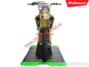 Motokrossz szerviz - 180x99cm (zöld) - Polisport