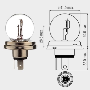 Motopro - Bec normalny 6V - 45/40W P45T