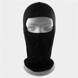 MOTOPRO - Fekete pamut balaclava (lyukkal)