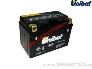 Motorcycle Battery 12V 10AH - 'Maintenance Free' (CT12A-BS) - Unibat