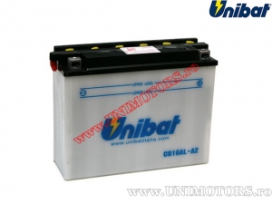 Motorcycle Battery 12V 16AH (CB16AL-A2) - Unibat