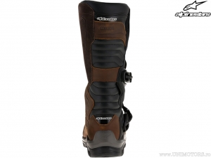 Motorcycle boots Corozal Adventure Drystar Oiled Leather (brown/black) - Alpinestars