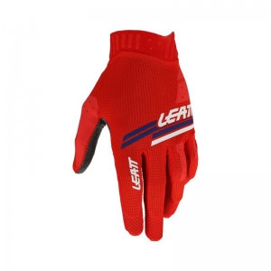 Motorcycle Gloves 1.5 GripR Red: Size - L