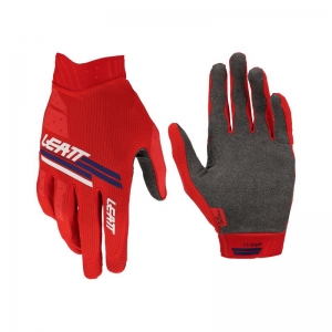 Motorcycle Gloves 1.5 GripR Red: Size - L