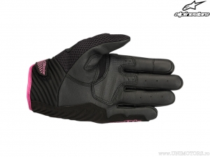 Motorcycle gloves Stella SMX-1 Air v2 (black/fuchsia) - Alpinestars