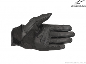 Motorcycle Gloves Street Mustang v2 Leather (black) - Alpinestars