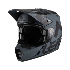 Motorcycle Helmet 3.5 JR V22 Black: Size - M