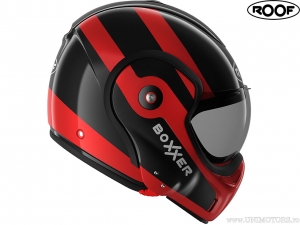 Motorcycle Helmet Roof New Boxxer Fuzo Black-Red (black-red) - Roof