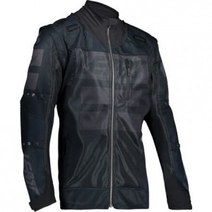 Motorcycle Jacket 4.5 X-Flow Black: Size - S