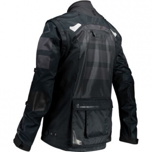 Motorcycle Jacket 4.5 X-Flow Black: Size - S