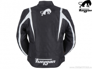 Motorcycle Jacket Furygan Irus Black-White (black-white) - Furygan