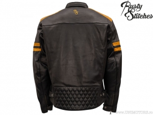 Motorcycle Jacket Rusty Stitches Jari Black-Gold (black-gold) - Rusty Stitches