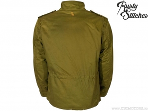 Motorcycle Jacket Rusty Stitches Micky Green (green) - Rusty Stitches