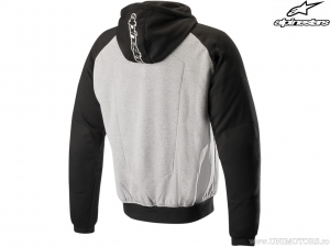 Motorcycle Street Hoodie Chrome Sport (grey/black) - Alpinestars