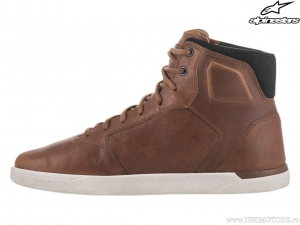 Motorcycle Street Shoes J-Cult Drystar (Brown) - Alpinestars