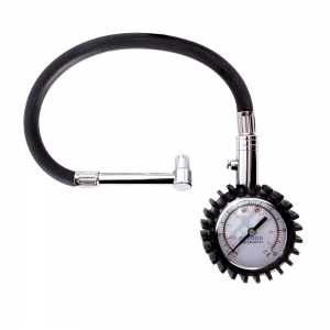 Motorfietsbandenspanningsmeter, met wijzerplaat - Pro (0-60 psi) - Oxford