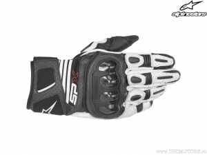 Motorhandschoenen SP X Air Carbon v2 (zwart/wit) - Alpinestars