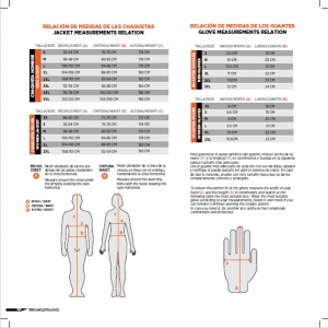 Motorjack voor heren Racing Seventy zomer/winter model SD-JR47 kleur: grijs/oranje - Grijs/oranje, S