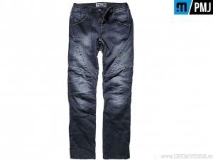 Motoros farmernadrág / laza viseletű PMJ Jeans TIT15 Titanium Denim (sötétkék) - PM Jeans