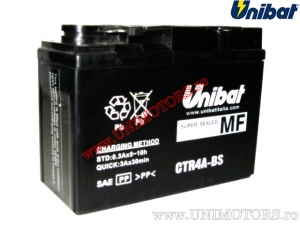 Motorradbatterie 12V 2.3AH - 'Wartungsfrei' (CTR4A-BS) - Unibat