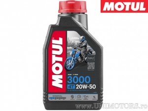 Motul 3000 motorolaj - ásványi 20W50 4T 1L