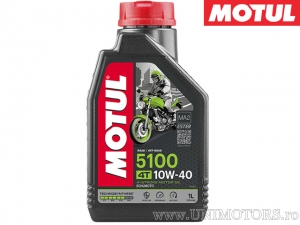 Motul 5100 Oil - Semi-synthetic 10W40 4T 1L