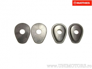 Mounting spacers for turn signals - Suzuki GSX-R 600 ('97-'01) / GSX-R 750 U1 ('01-'02) / GSX-R 750 ('96-'01) - JM