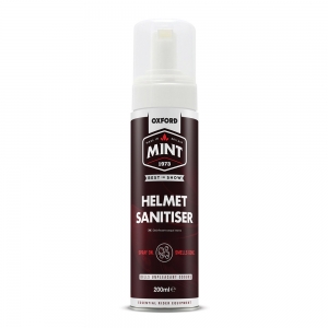 Mousse Désinfectante pour Casque de Moto - Menthe (200 ml) - Oxford