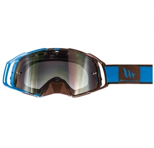 MT off road goggles (cross-enduro) MX EVO Stripes - black/blue color