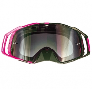 MT Offroad-Brille (Cross-Enduro) MX EVO Stripes - schwarz/fuchsia Farbe