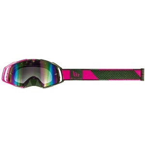 MT Offroad-Brille (Cross-Enduro) MX EVO Stripes - schwarz/fuchsia Farbe