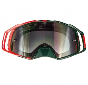 MT offroad (cross-enduro) MX EVO Stripes motorbril - zwart/rood