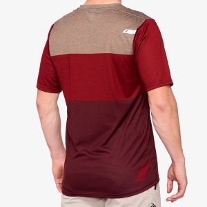 MTB Airmatic Jersey Brick/Dark Red: Size - MD