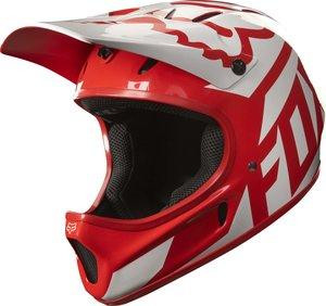 MTB-Casco Rampage Race rosso/bianco: Taglia - XL