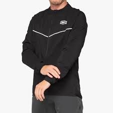 MTB Corridor Strech Windbreaker Jacket Black: Size - LG