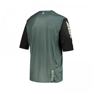 MTB Enduro 3.0 V22 donkergrijze shirt: Maat - L