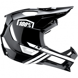 MTB Helm Trajecta W Fidlock Schwarz/Weiß: Größe - LG